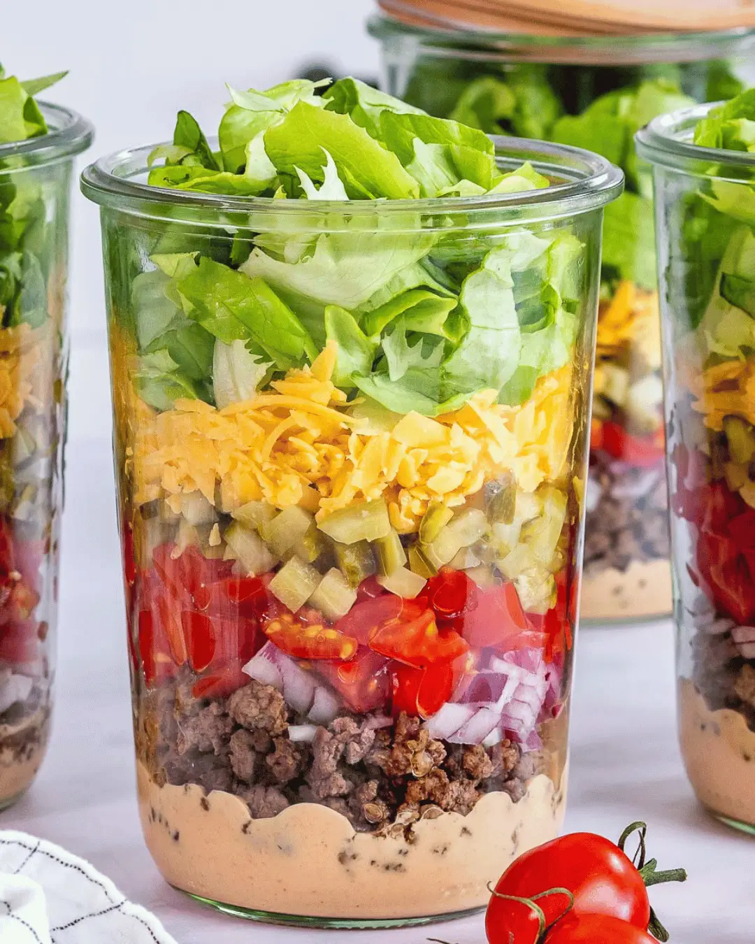 60 Recetas de Ensaladas en Frasco