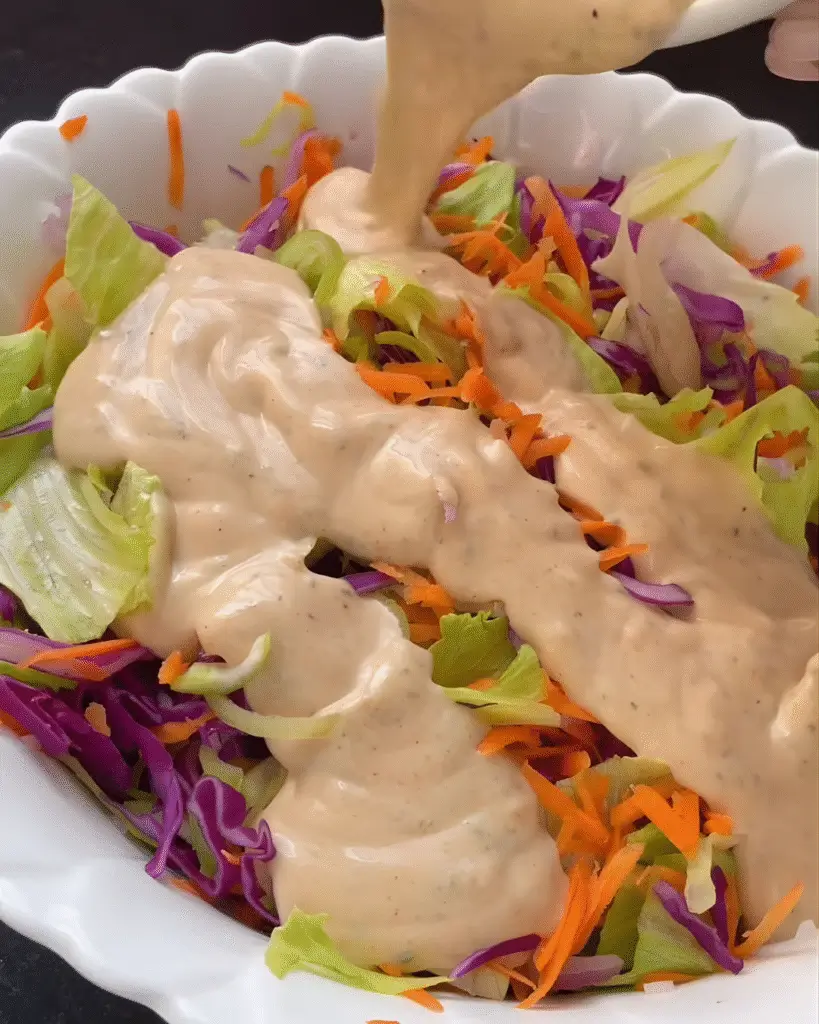 Ensalada con salsa