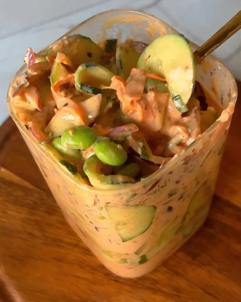 Ensalada con salsa